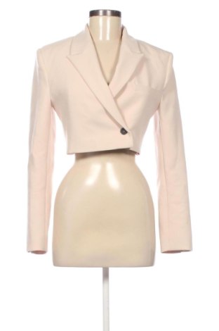 Sacou de femei Zara, Mărime XS, Culoare Ecru, Preț 146,97 Lei, #138070825