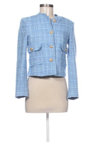 Sacou de femei Zara, Mărime S, Culoare Albastru, Preț 157,47 Lei, #138073879