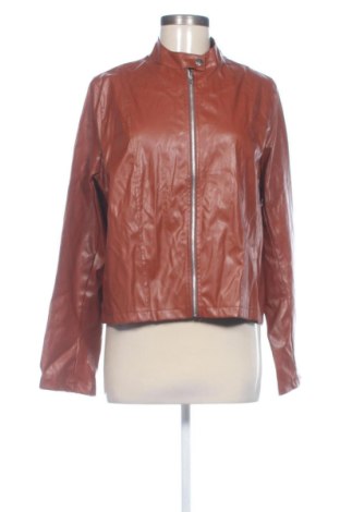 Дамско кожено яке Unbranded, Размер XL, Цвят Оранжев, Цена 32,00 €, #138058689