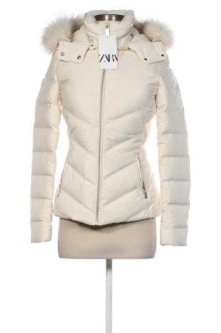 Дамско яке Zara, Размер XS, Цвят Екрю, Цена 56,00 €, #138071604