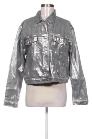 Geacă de femei Pull&Bear, Mărime L, Culoare Argintiu, Preț 115,48 Lei, #138086137