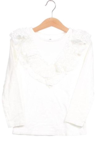 Bluză pentru copii H&M, Mărime 4-5y/ 110-116 cm, Culoare Alb, Preț 38,00 Lei, #138060460