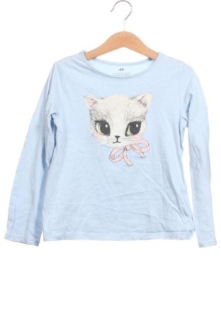 Детска блуза H&M, Размер 6-7y/ 122-128 см, Цвят Син, Цена 7,00 €, #138069698