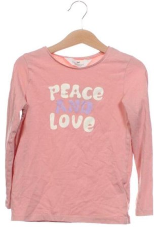 Детска блуза H&M, Размер 4-5y/ 110-116 см, Цвят Розов, Цена 7,00 €, #138070028