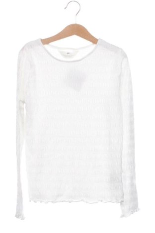 Детска блуза H&M, Размер 8-9y/ 134-140 см, Цвят Бял, Цена 7,00 €, #138072893