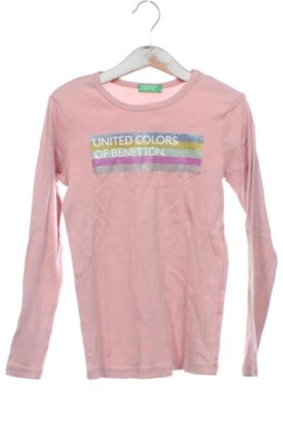 Παιδική μπλούζα United Colors Of Benetton, Μέγεθος 6-7y/ 122-128 εκ., Χρώμα Ρόζ , Τιμή 10,00 €, #138053981