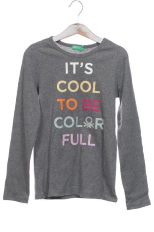 Παιδική μπλούζα United Colors Of Benetton, Μέγεθος 7-8y/ 128-134 εκ., Χρώμα Γκρί, Τιμή 20,00 €, #138054129