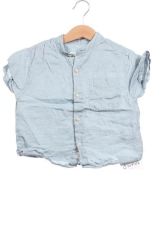 Детска риза Zara, Размер 12-18m/ 80-86 см, Цвят Син, Цена 7,00 €, #138066912