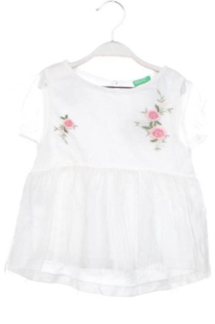 Детска рокля United Colors Of Benetton, Размер 3-4y/ 104-110 см, Цвят Бял, Цена 13,00 €, #138069795
