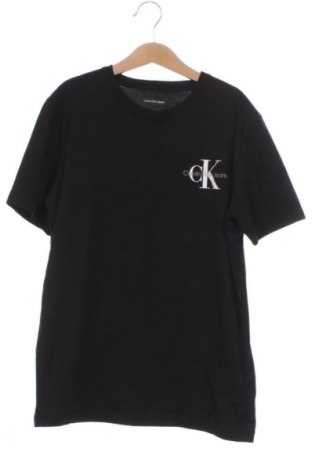 Детска тениска Calvin Klein Jeans, Размер 12-13y/ 158-164 см, Цвят Черен, Цена 19,04 €, #138071207