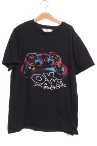 Детска тениска H&M, Размер 14-15y/ 168-170 см, Цвят Черен, Цена 6,00 €, #138065723