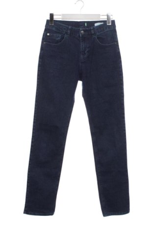 Blugi pentru copii United Colors Of Benetton, Mărime 12-13y/ 158-164 cm, Culoare Albastru, Preț 62,99 Lei, #138042256