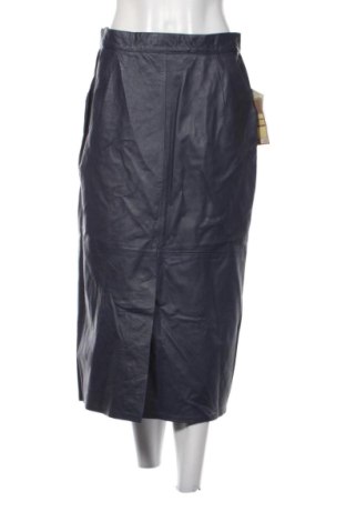 Fustă de piele Ledermann, Mărime M, Culoare Albastru, Preț 140,11 Lei, #138061199