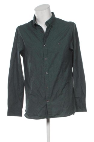 Męska koszula Tommy Hilfiger, Rozmiar L, Kolor Zielony, Cena 440,07 zł, #138045946