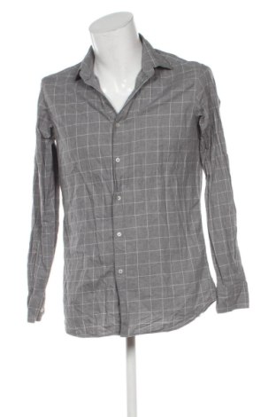 Мъжка риза Massimo Dutti, Размер M, Цвят Сив, Цена 33,31 €, #138053753