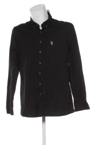 Ανδρικό πουκάμισο U.S. Polo Assn., Μέγεθος XL, Χρώμα Μαύρο, Τιμή 25,13 €, #138059599