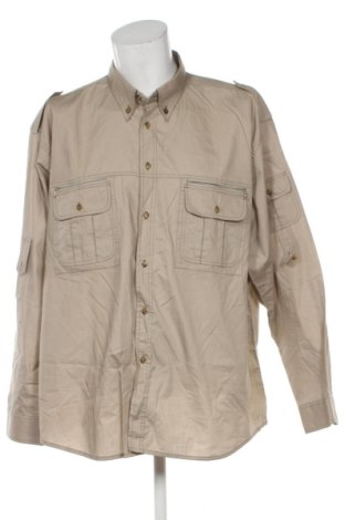 Ανδρικό πουκάμισο Unbranded, Μέγεθος XXL, Χρώμα  Μπέζ, Τιμή 8,00 €, #138084494