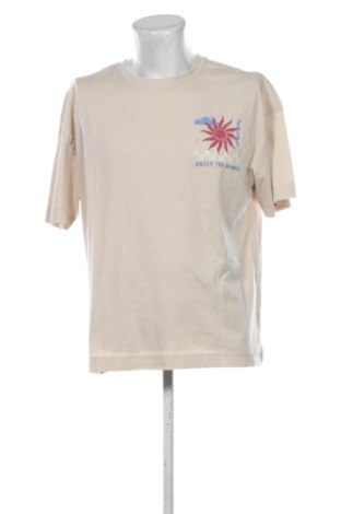 Tricou de bărbați Sinsay, Mărime L, Culoare Bej, Preț 86,79 Lei, #138054055