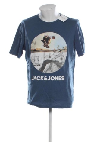 Ανδρικό t-shirt Jack & Jones, Μέγεθος XL, Χρώμα Μπλέ, Τιμή 13,00 €, #138061191