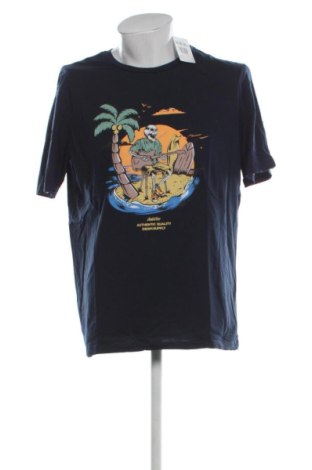 Ανδρικό t-shirt Jack & Jones, Μέγεθος XL, Χρώμα Μπλέ, Τιμή 11,00 €, #138061205