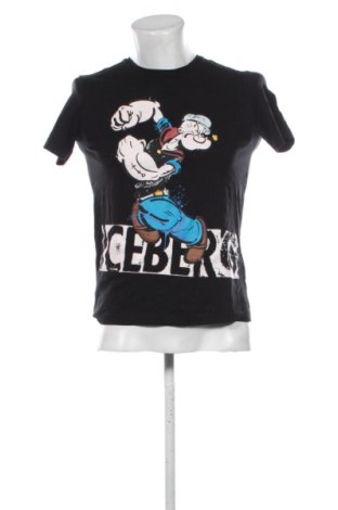 Ανδρικό t-shirt Iceberg, Μέγεθος M, Χρώμα Μαύρο, Τιμή 54,00 €, #138061590