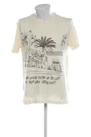 Ανδρικό t-shirt Unbranded, Μέγεθος L, Χρώμα Εκρού, Τιμή 8,98 €, #138063119