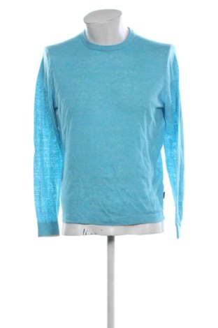 Pulover de bărbați Hugo Boss, Mărime L, Culoare Albastru, Preț 472,42 Lei, #138052242