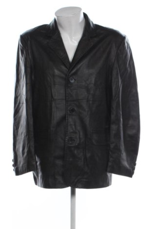 Ανδρικό δερμάτινο μπουφάν Unbranded, Μέγεθος XXL, Χρώμα Μαύρο, Τιμή 86,00 €, #138063878