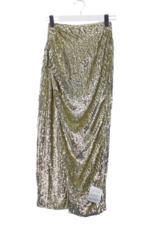 Fustă ASOS, Mărime XXS, Culoare Auriu, Preț 295,73 Lei, #138056787