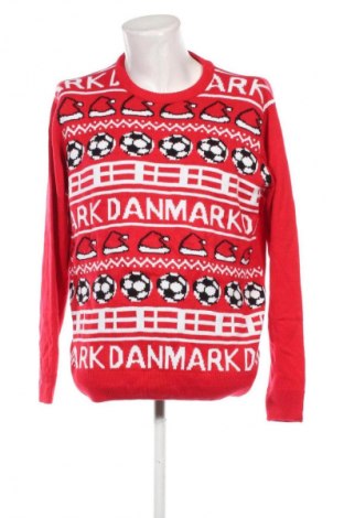 Herrenpullover Unbranded, Größe M, Farbe Rot, Preis € 4,99