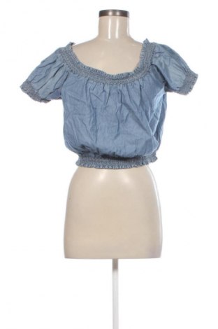 Дамска блуза Bershka, Размер L, Цвят Син, Цена 6,64 €