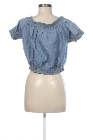 Дамска блуза Bershka, Размер L, Цвят Син, Цена 6,64 €