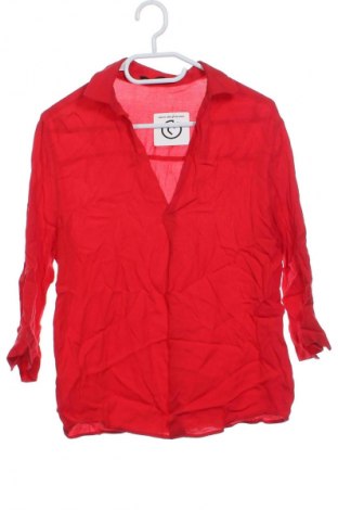 Dámská halenka Bershka, Velikost XS, Barva Červená, Cena  49,00 Kč