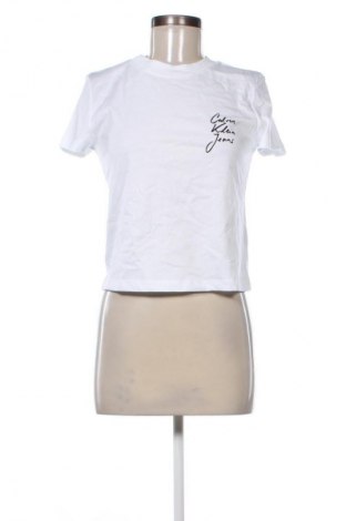 Damen Shirt Calvin Klein Jeans, Größe S, Farbe Weiß, Preis 76,99 €, #134096977
