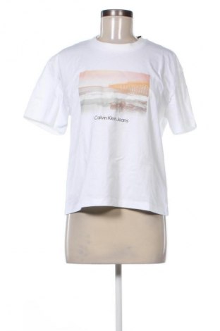 Bluzka damska Calvin Klein Jeans, Rozmiar S, Kolor Biały, Cena 271,99 zł, #134097260