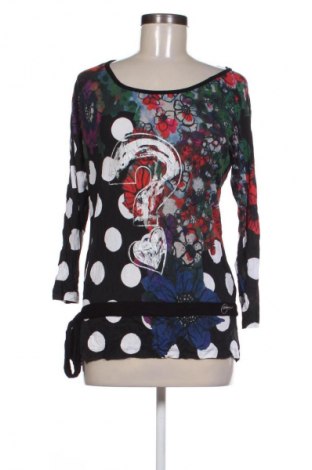 Дамска блуза Desigual, Размер L, Цвят Многоцветен, Цена 25,05 €