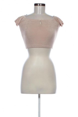 Damen Shirt Pretty Little Thing, Größe XS, Farbe Beige, Preis € 3,99