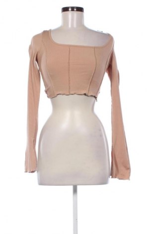 Γυναικεία μπλούζα SHEIN, Μέγεθος XS, Χρώμα  Μπέζ, Τιμή 2,99 €