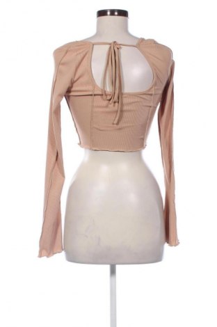 Γυναικεία μπλούζα SHEIN, Μέγεθος XS, Χρώμα  Μπέζ, Τιμή 2,99 €