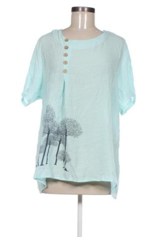 Bluzka damska Unbranded, Rozmiar 3XL, Kolor Niebieski, Cena 27,40 zł