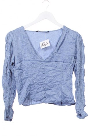 Дамска блуза Zara, Размер M, Цвят Син, Цена 2,04 €