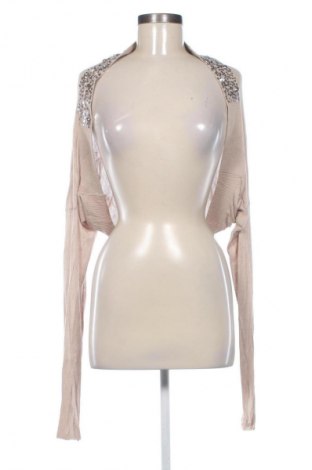 Damski kardigan Emme., Rozmiar L, Kolor Beżowy, Cena 29,89 zł