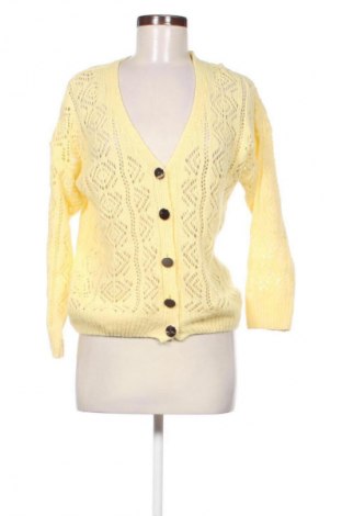 Damski kardigan NEW COLLECTION, Rozmiar L, Kolor Żółty, Cena 21,99 zł