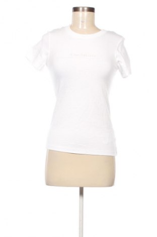 Tricou de femei Calvin Klein Jeans, Mărime XS, Culoare Alb, Preț 729,99 Lei