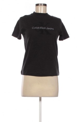 Дамска тениска Calvin Klein Jeans, Размер XS, Цвят Черен, Цена 18,40 €
