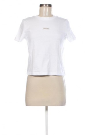 Damen T-Shirt Calvin Klein Jeans, Größe XS, Farbe Weiß, Preis € 18,99