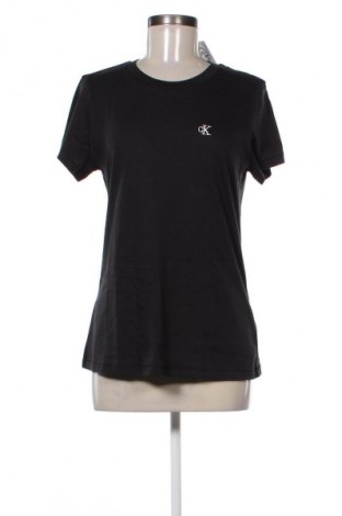 Γυναικείο t-shirt Calvin Klein Jeans, Μέγεθος L, Χρώμα Μαύρο, Τιμή 38,99 €