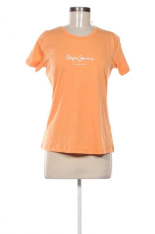 Damski T-shirt Pepe Jeans, Rozmiar L, Kolor Pomarańczowy, Cena 133,99 zł