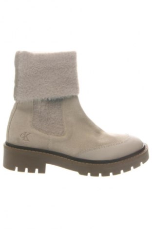 Botine de damă Calvin Klein Jeans, Mărime 37, Culoare Bej, Preț 949,99 Lei