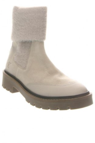 Botine de damă Calvin Klein Jeans, Mărime 37, Culoare Bej, Preț 949,99 Lei